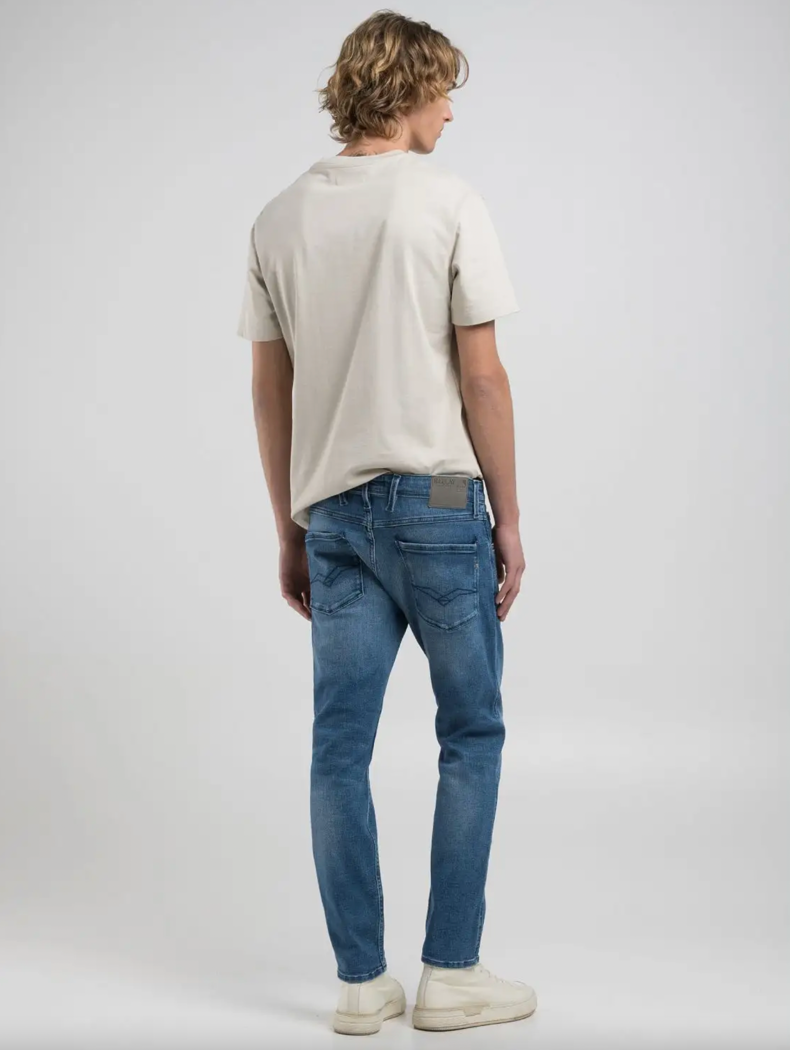 jeans replay anbass 914y stretch slim fit replayjeans denim