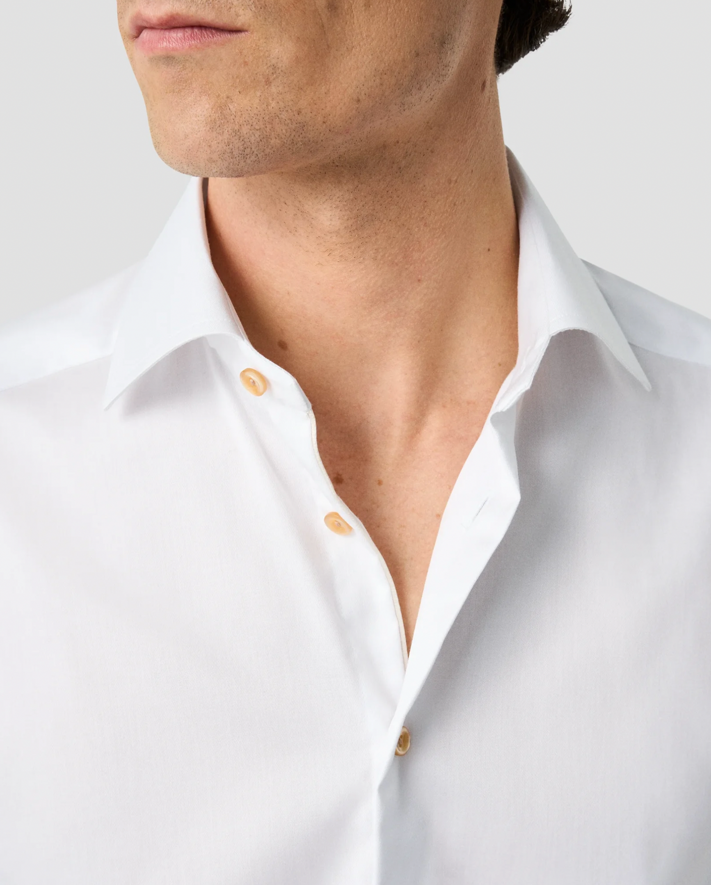 Slim Fit White/Beige Effect