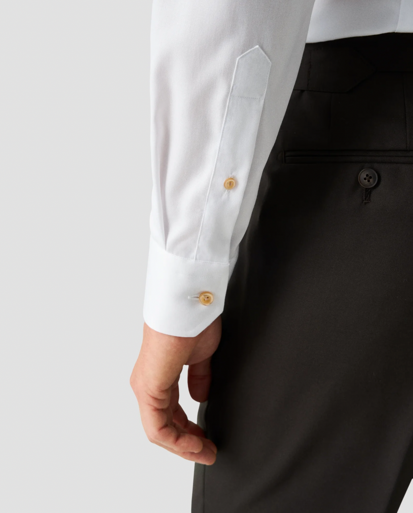 Slim Fit White/Beige Effect