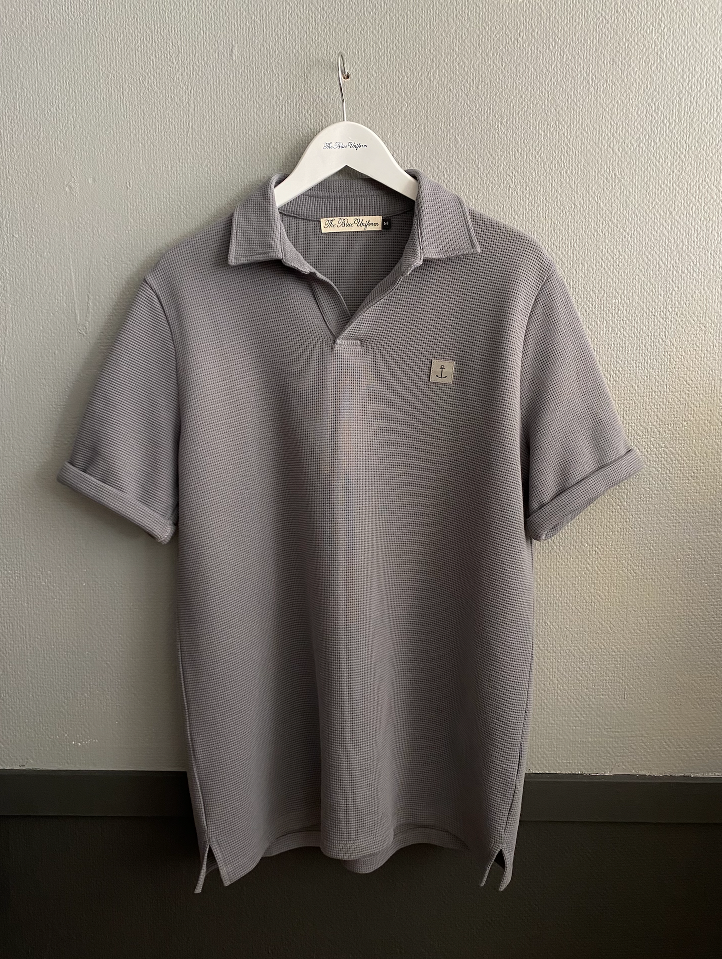 Waffle Polo Grey