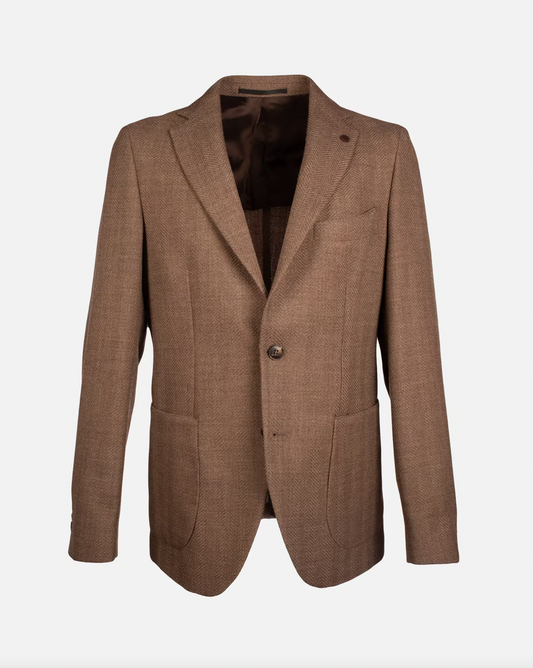 Flavio Slim Blazer Brown