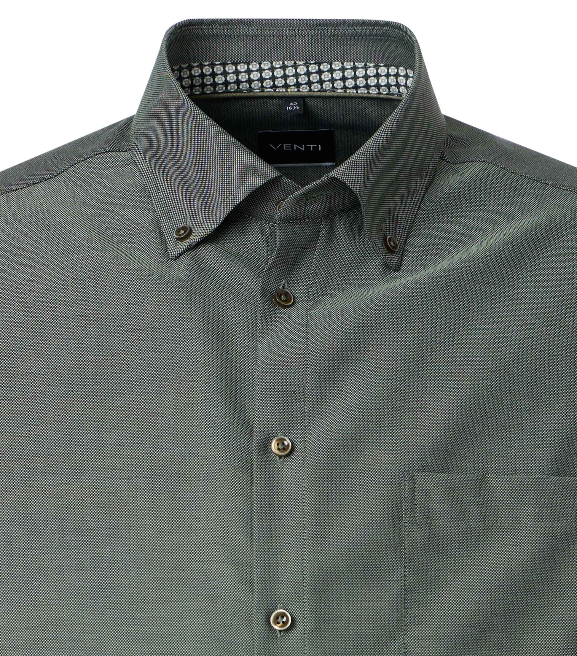 skjorta shirt venti venti shirts modern fit regular fit kostym skjorta bröstficka kontrast mänster green grön fri frakt stenungsund