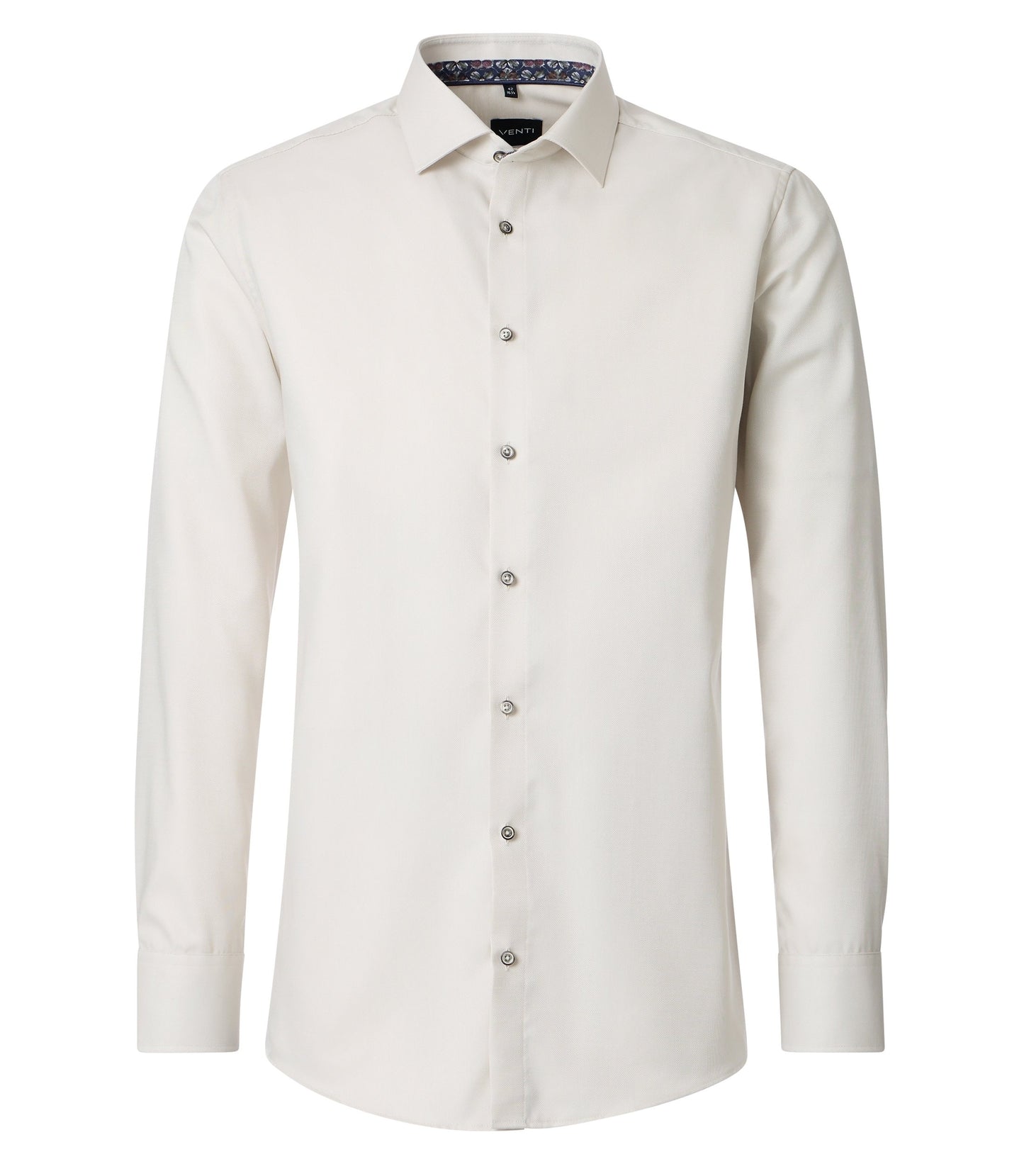 skjorta shirt venti modern fit regular fit kostym skjorta venti shirts sand beige flower blommor fri frakt stenungsund