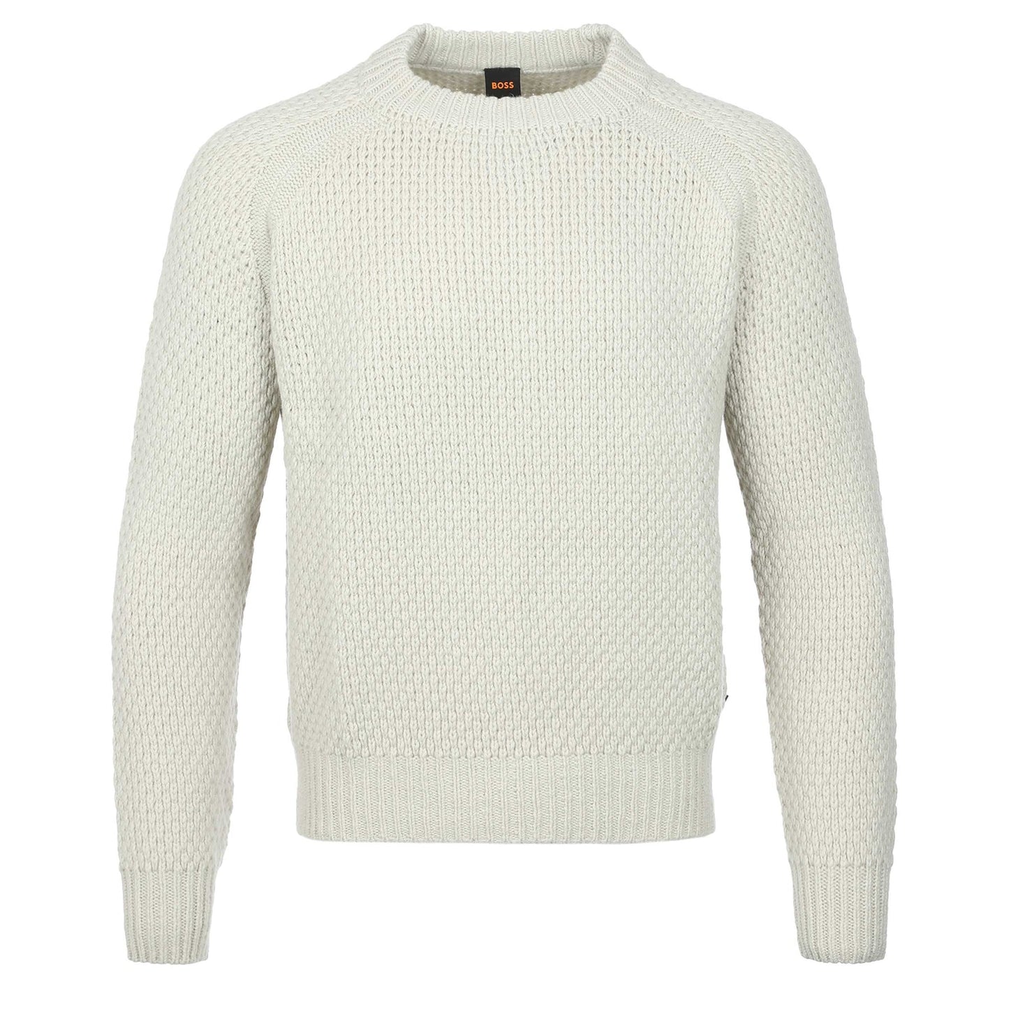 armstrong tröja boss hugo boss knit light beige stickad boss orange