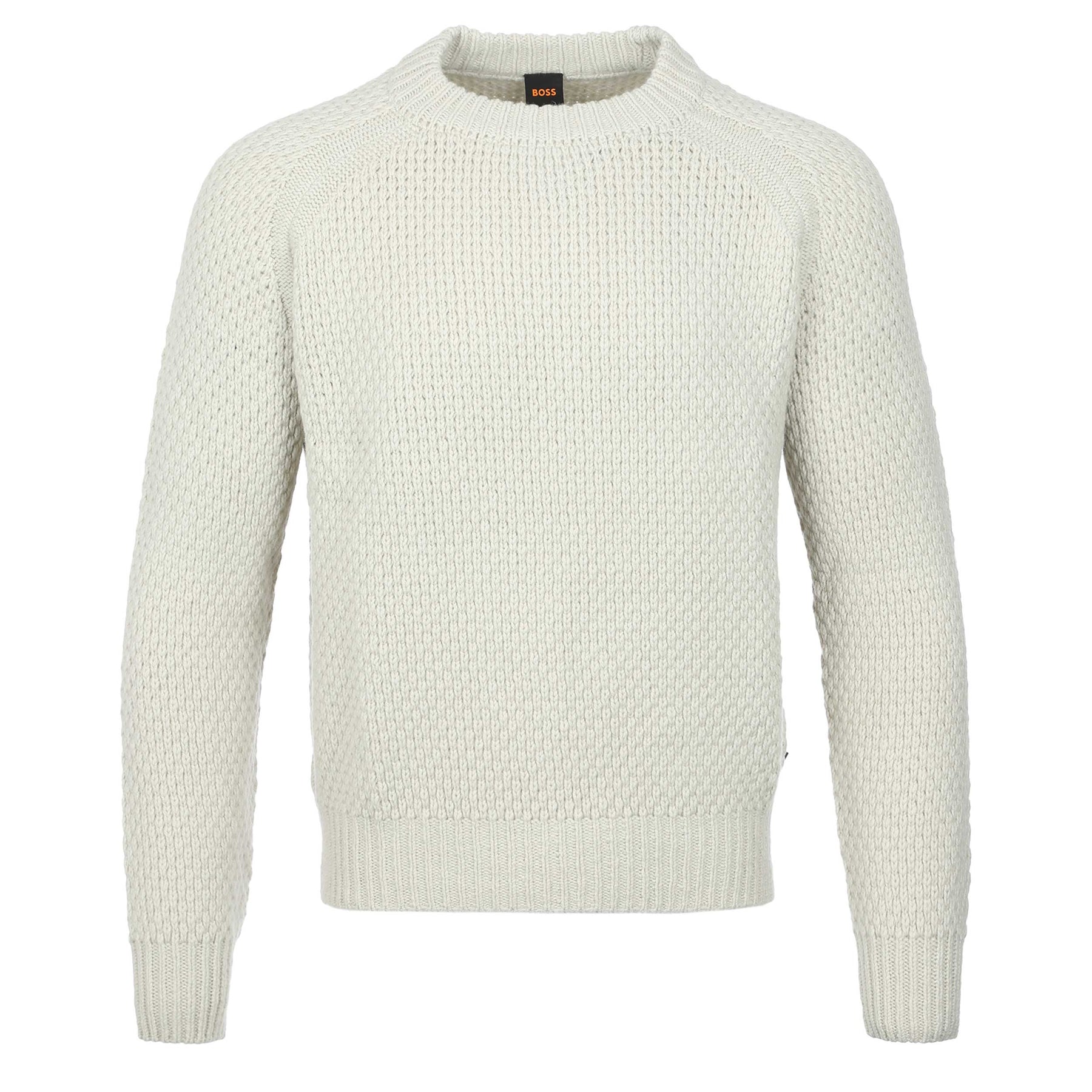 armstrong tröja boss hugo boss knit light beige stickad boss orange