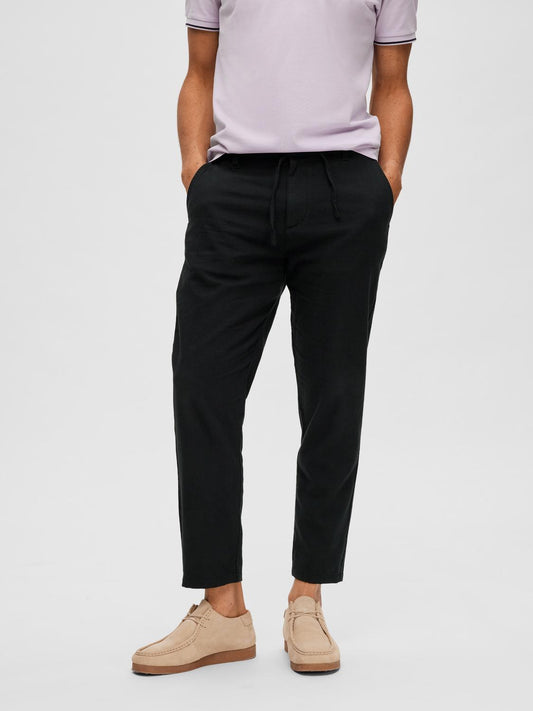 Brody 172 Linen Pants Black