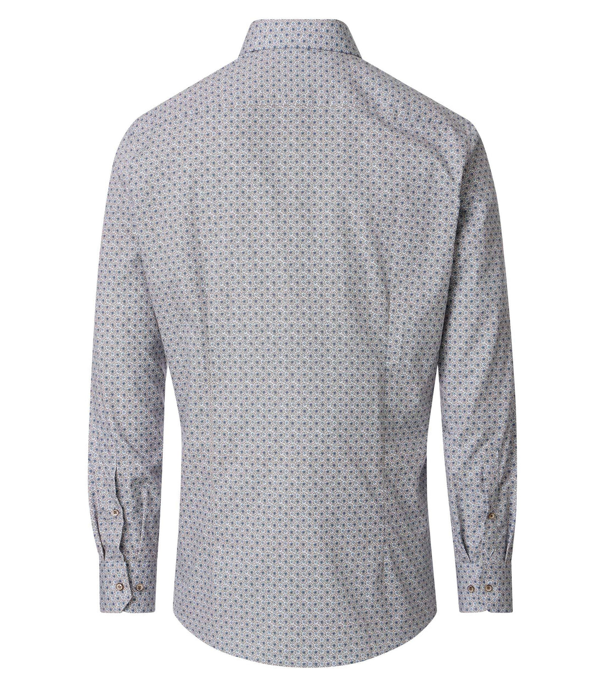 skjorta shirt venti venti shirts modern fit regular fit kostym skjorta brown blue print vit brun blå fri frakt stenungsund