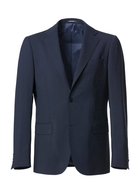 kavaj kostym cavaliere blazer suit Cooper slim ull lycra dark navy blue blå