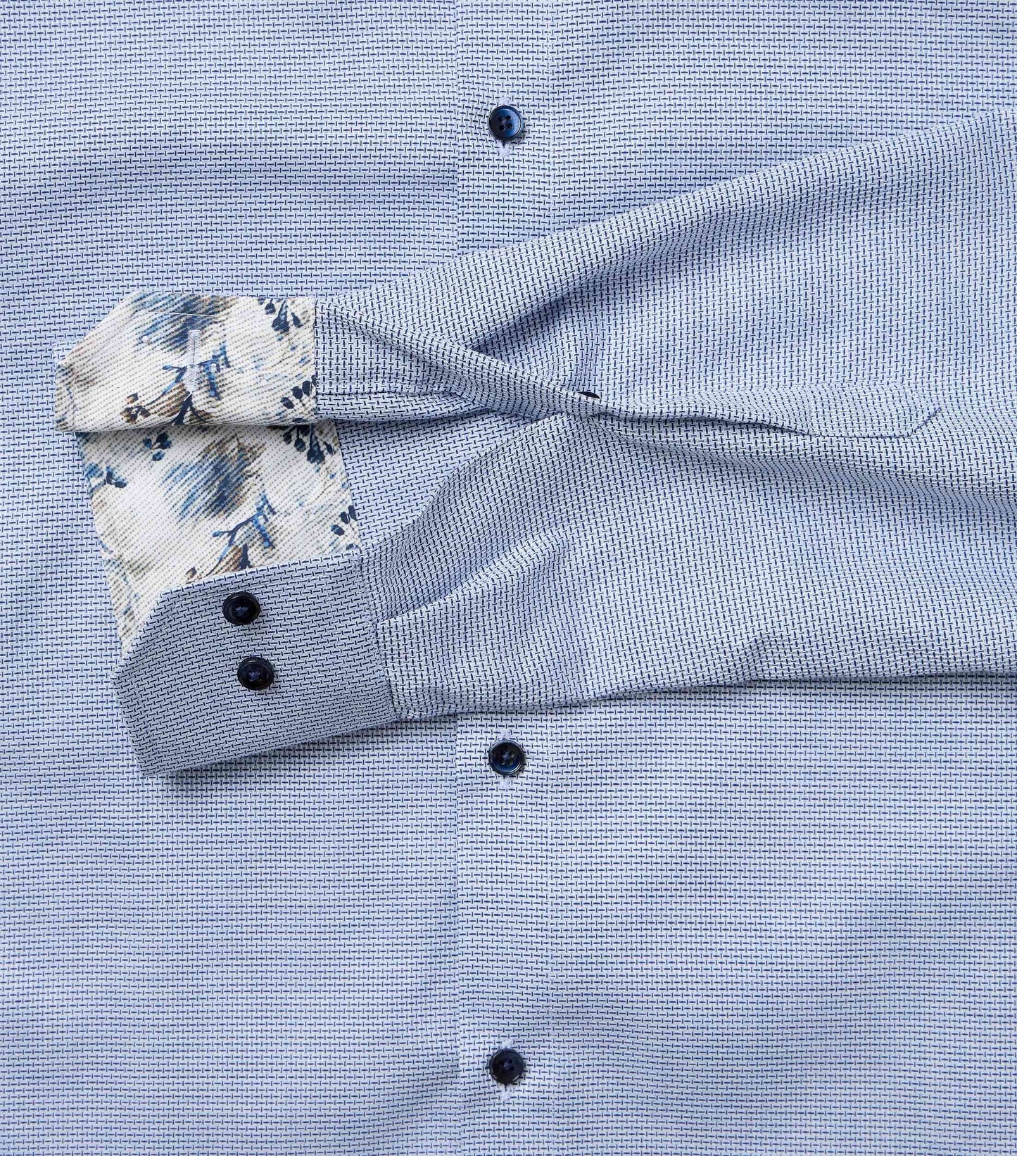 skjorta shirt venti modern fit regular fit kostym skjorta venti shirts ljusblå blå navy flower blommor fri frakt 