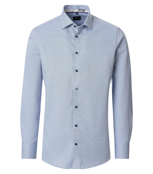 skjorta shirt venti modern fit regular fit kostym skjorta venti shirts ljusblå blå navy flower blommor fri frakt stenungsund