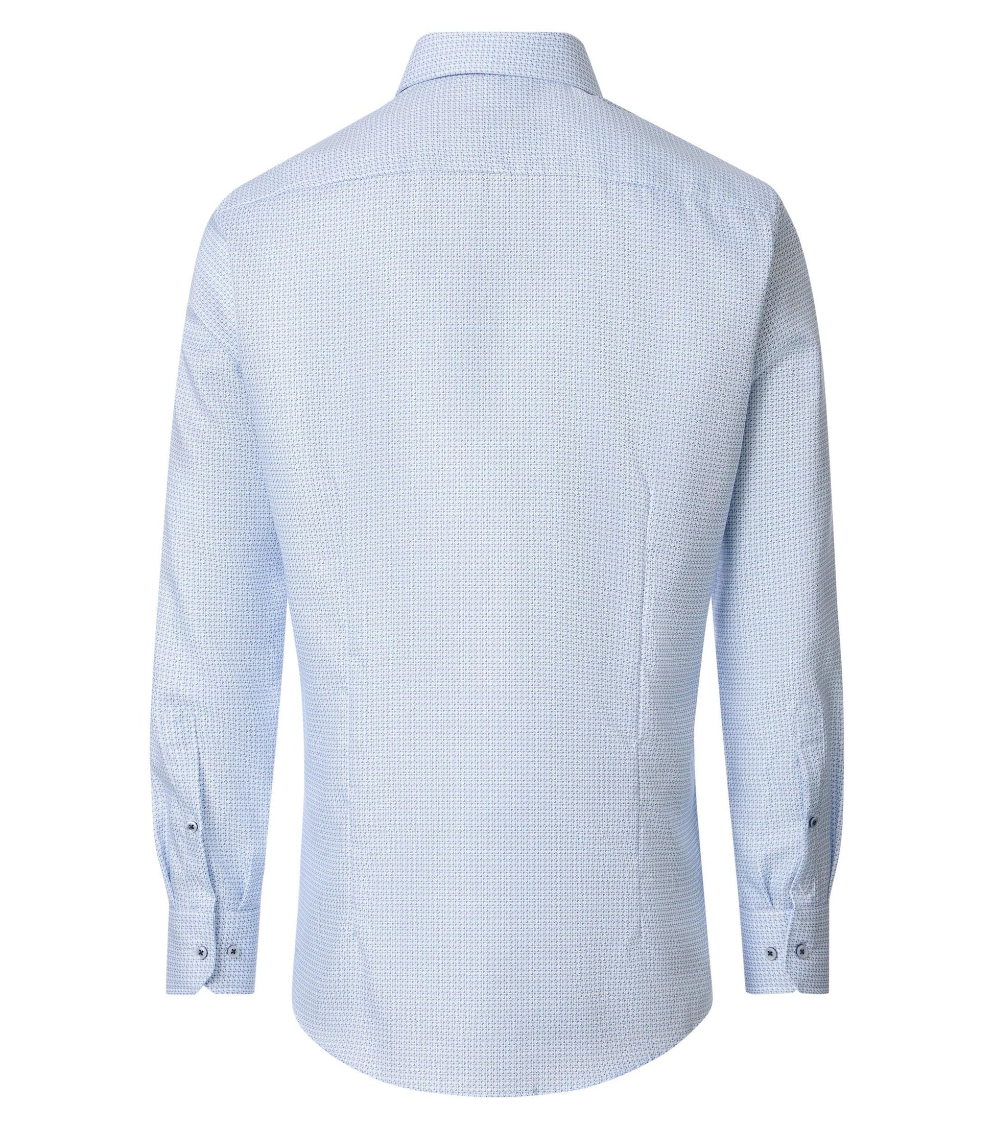 skjorta shirt venti modern fit regular fit micro print blå vit blue white kostymskjorta fri frakt stenungsund