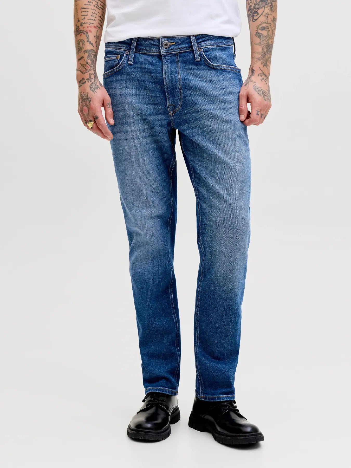 jeans jack&jones jack jones clark orginal 478 stretch denim regular tapered ljusa jeans fri frakt stenungsund