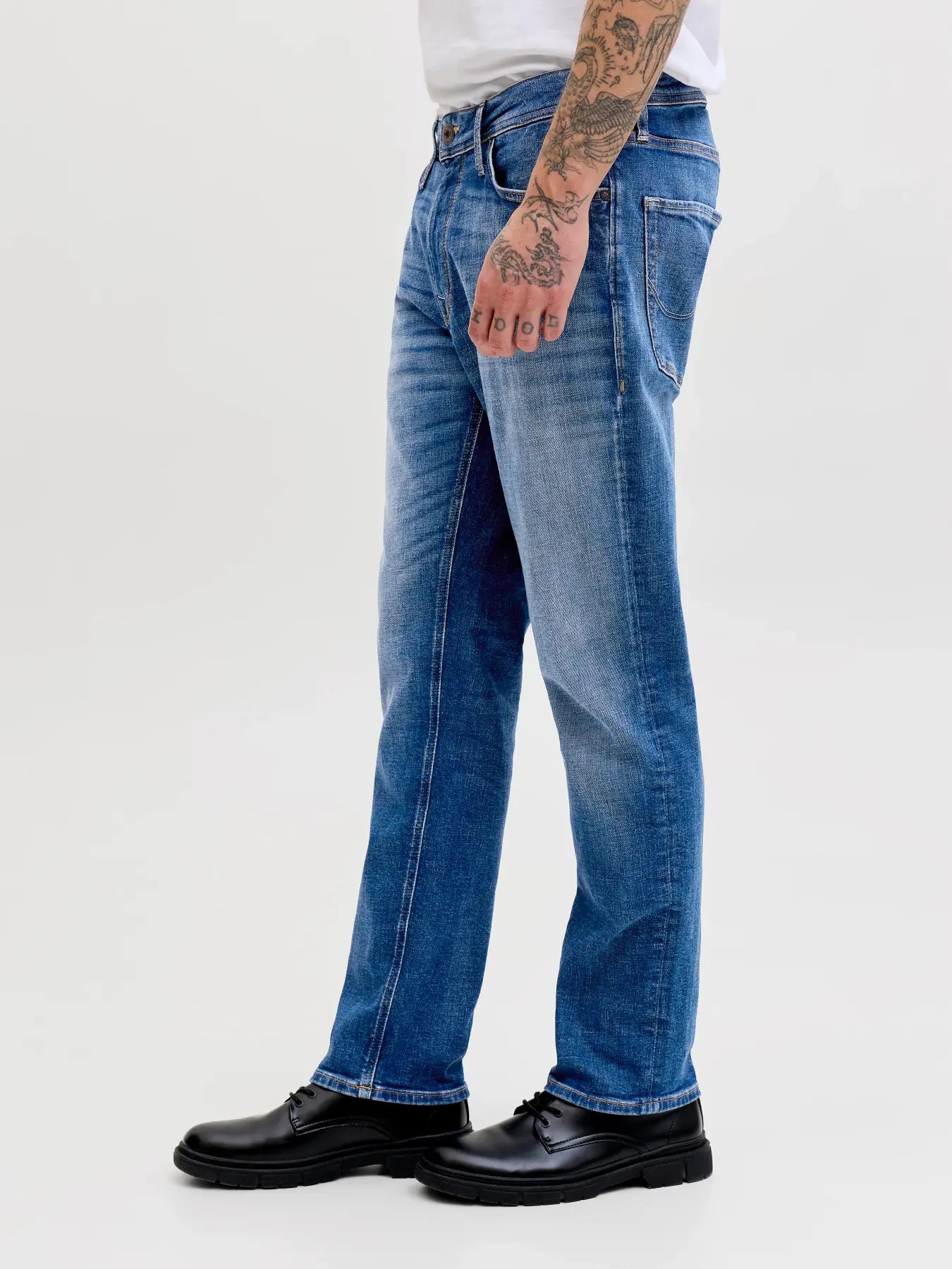 jeans jack&jones jack jones clark orginal 478 stretch denim regular tapered ljusa jeans fri frakt stenungsund