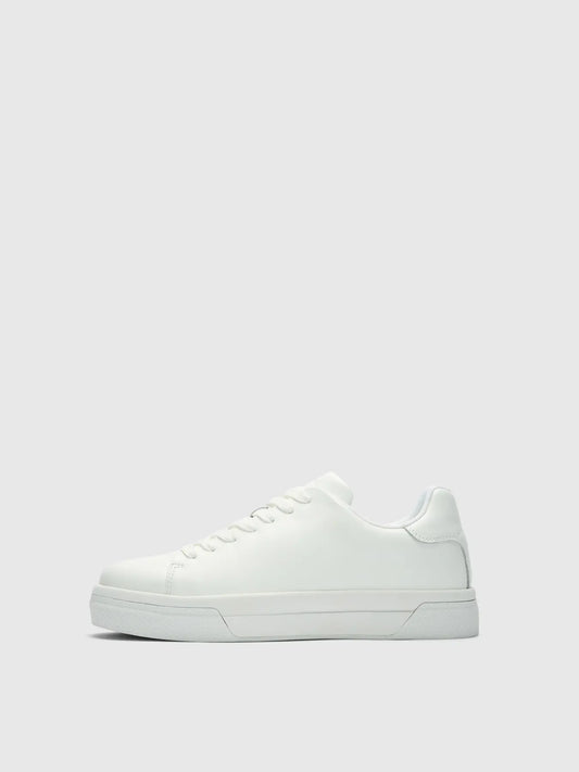 skor selected homme david chunky leather sneaker 2.0 shoes sneakers läder white vit fri frakt stenungsund