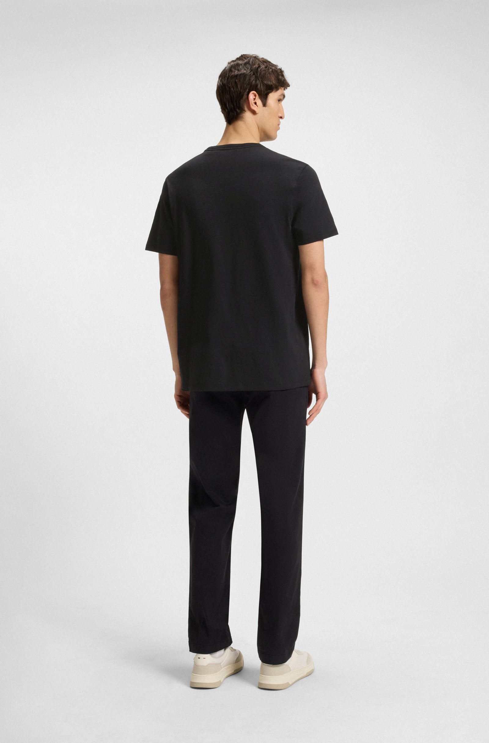 t-shirt tee tegood boss hugo boss black svart boss orange logo tee 