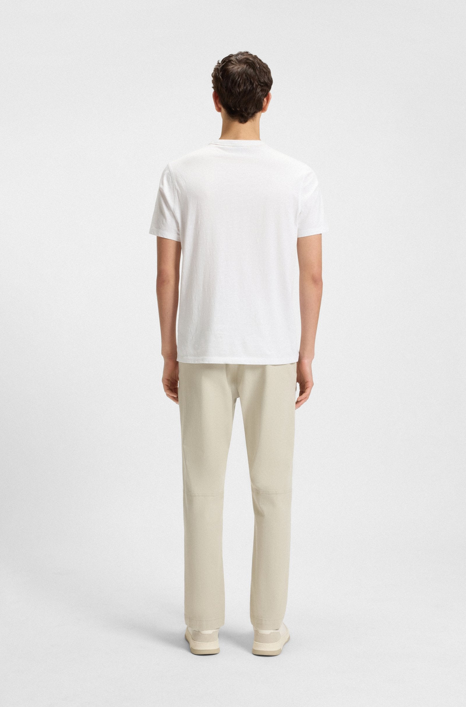t-shirt boss tee hugo boss tegood logo white vit