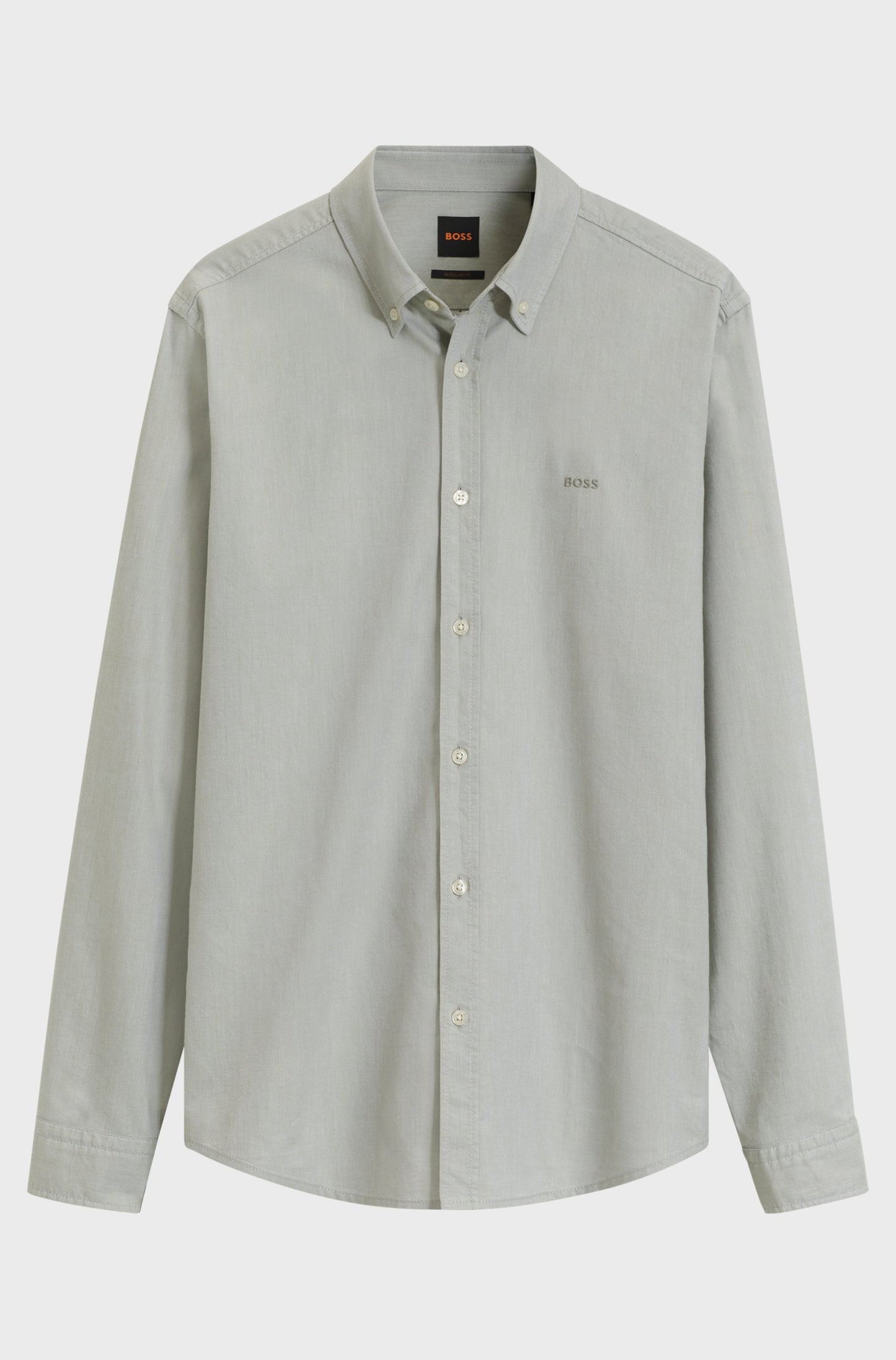skjorta shirt boss hugoboss boss orange rickert open green grön oxford button down fri frakt stenungsund