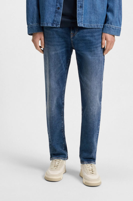 jeans boss hugo boss denim stretch Maine  bright blue regular fit raka jeans