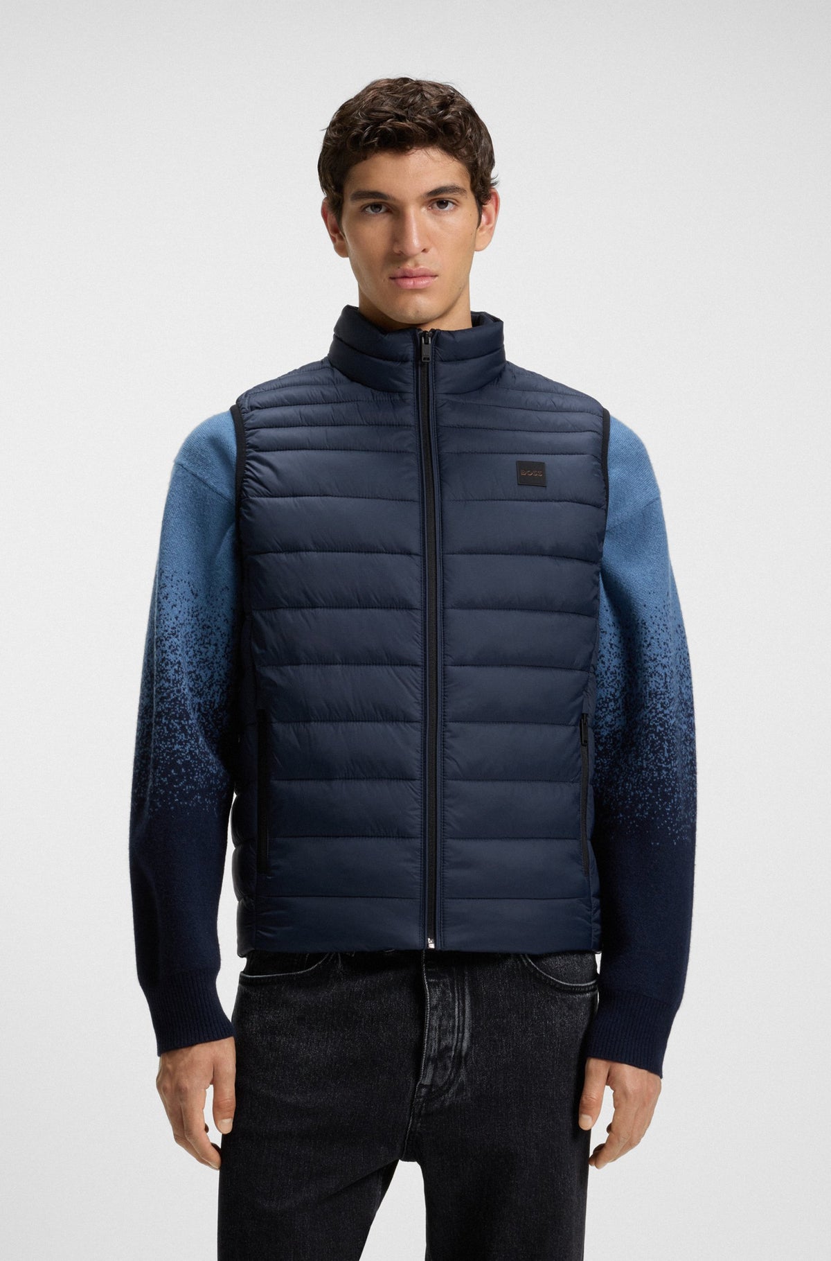 väst boss hugo boss hugoboss odeno odeno2 höst väst vinter väst dark blue navy blå fri frakt stenungsund