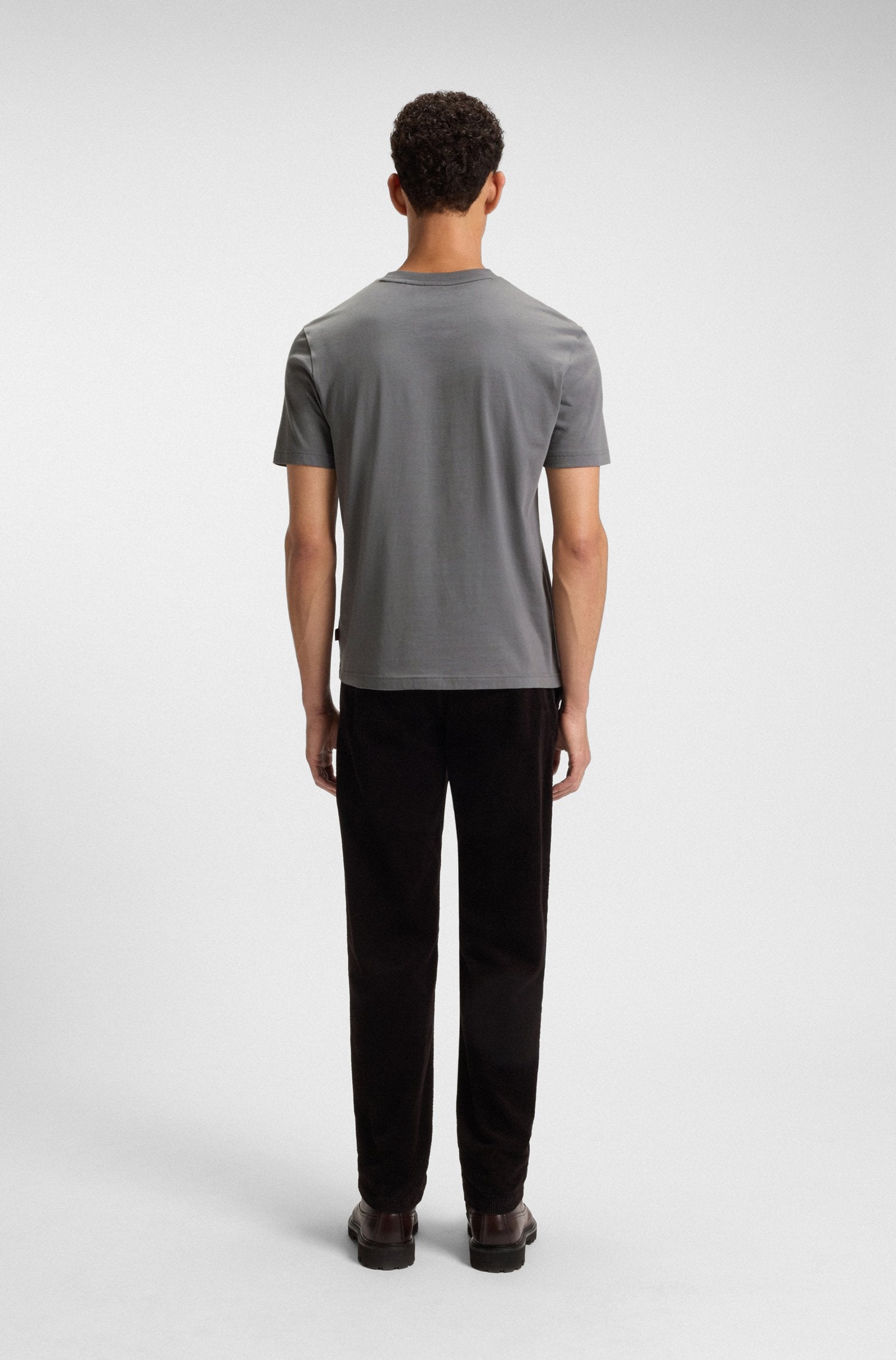 t-shirt tee te lupo boss hugo boss print boss orange varg wolf open grey grå