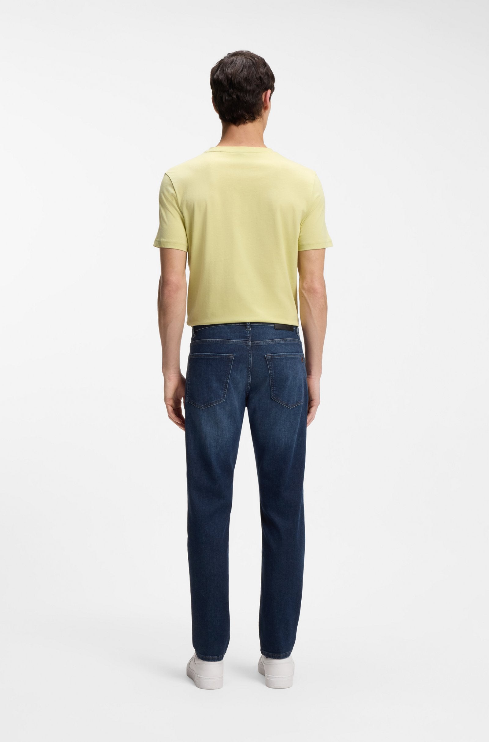 jeans maine hugo boss denim regulat fit hugoboss raka jeans stretch soft motion blåjeans medium blue