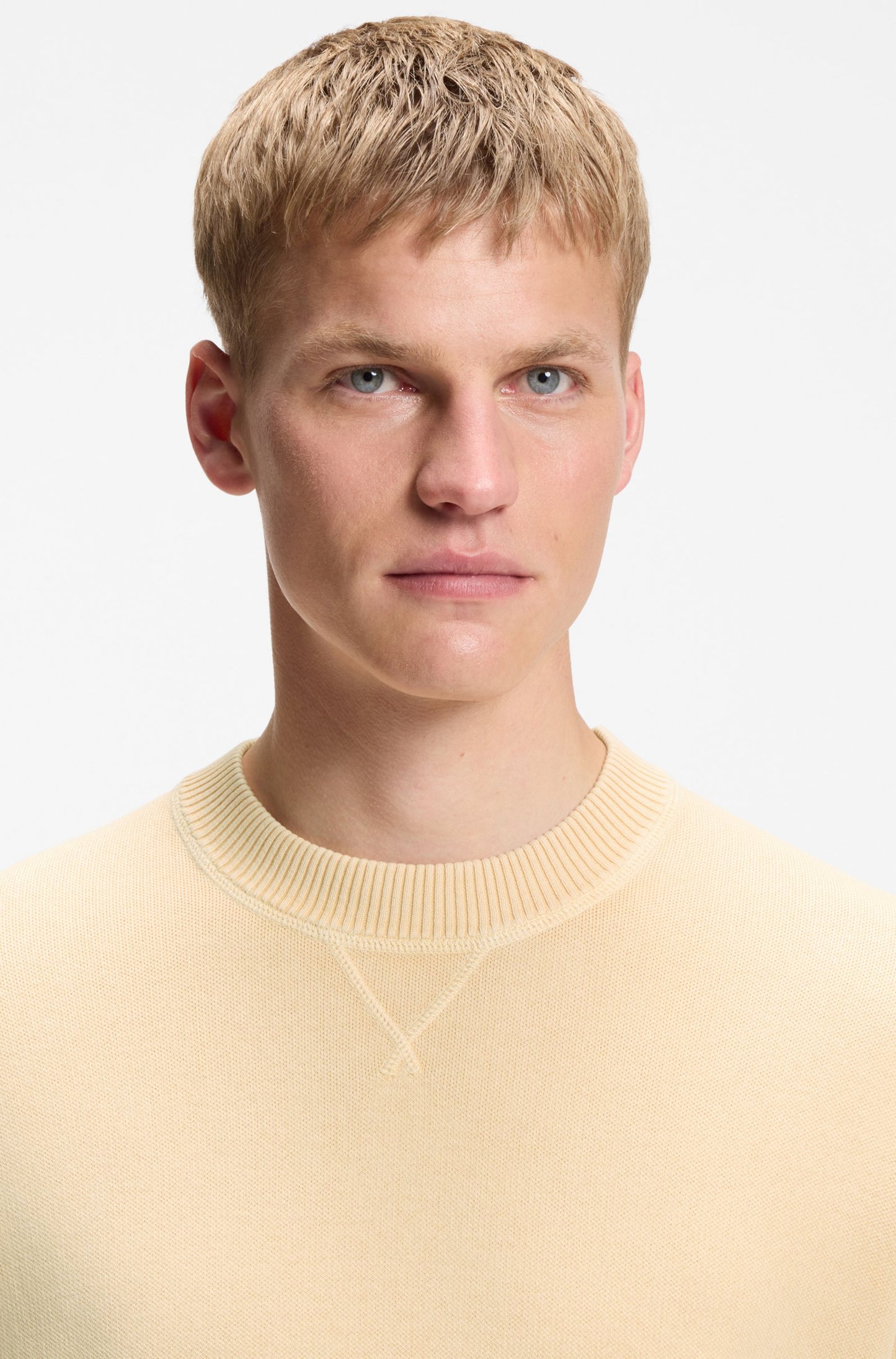 tröja sweater boss hugo boss hugoboss akapulko knit light pastel orange