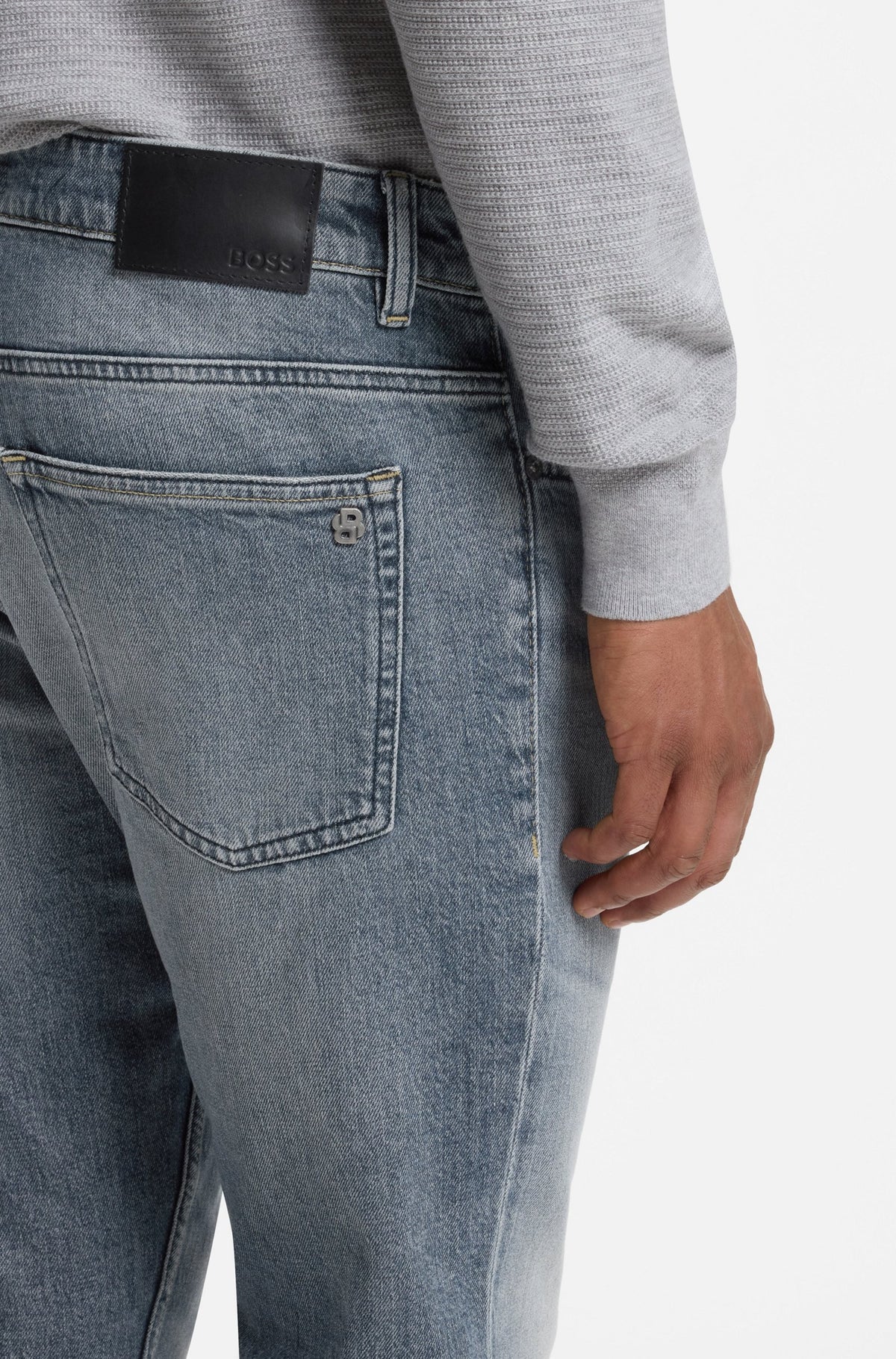 jeans boss delaware hugoboss hugo boss bright blue 437 denim stretch slim fit fri frakt stenungsund