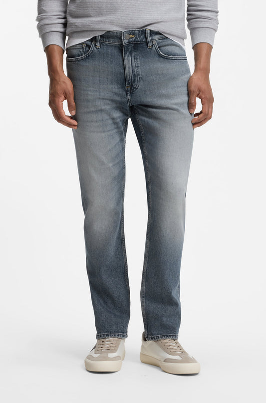 jeans boss delaware hugoboss hugo boss bright blue 437 denim stretch slim fit fri frakt stenungsund