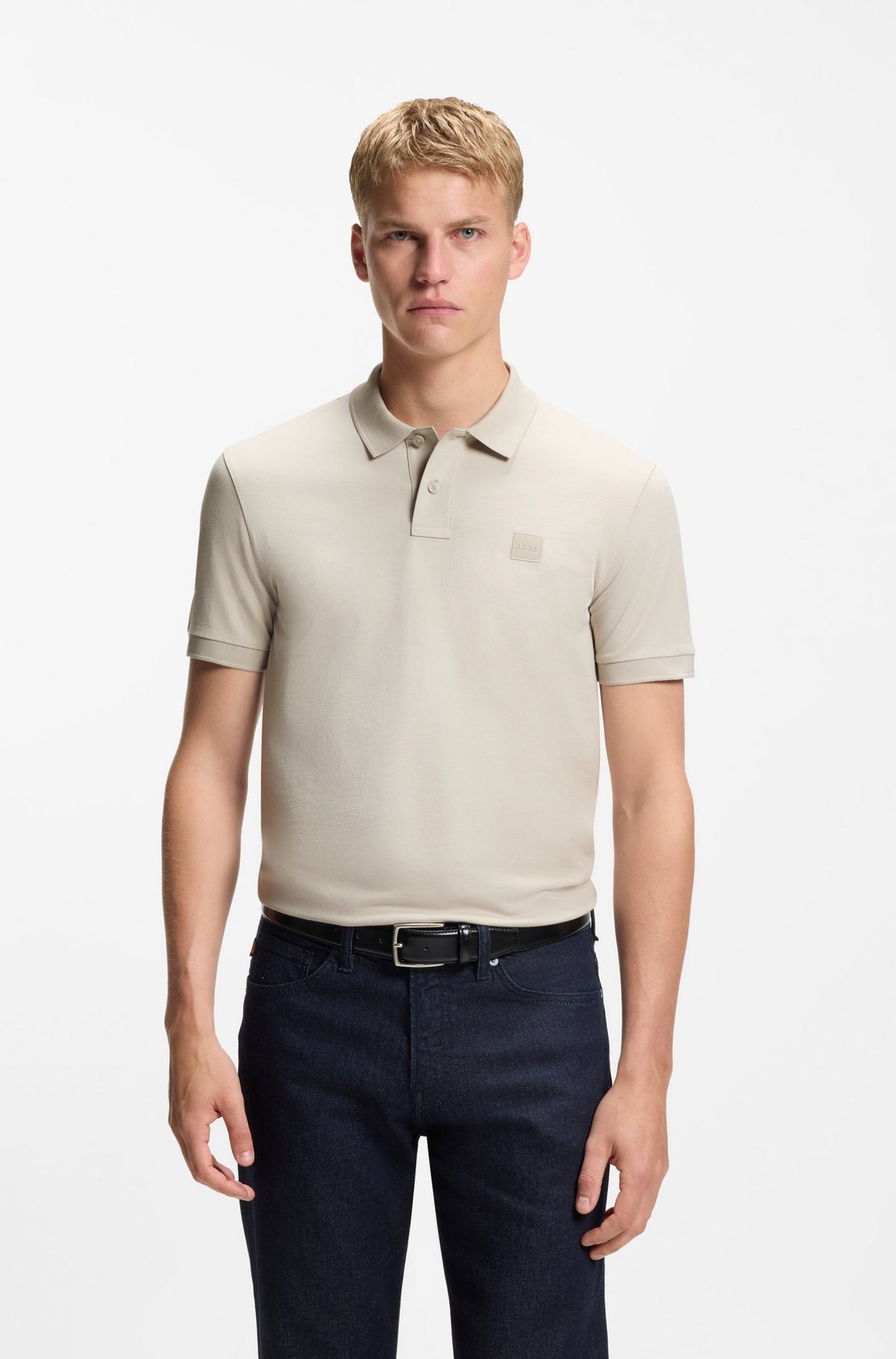 pike pikè passenger boss hugo hugo boss piketröja pikètröja open grey sand beige