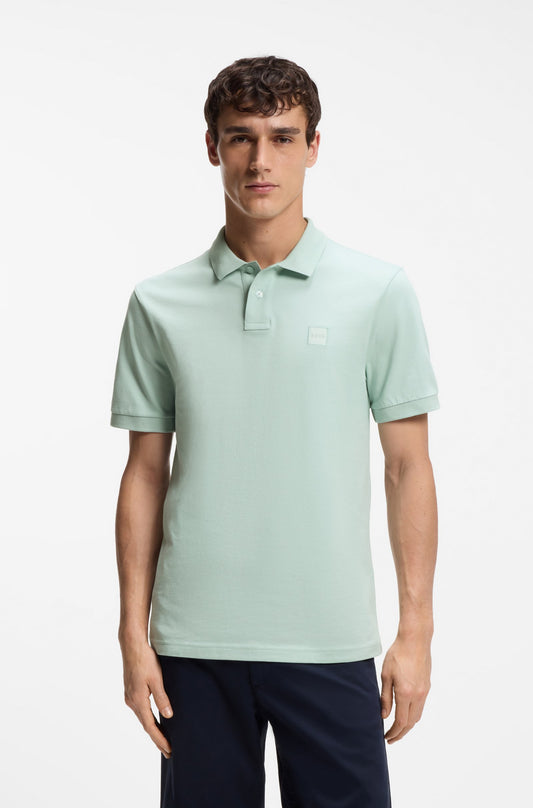 pike pikè passenger boss hugo hugo boss piketröja pikètröja turqouise aqua green grön