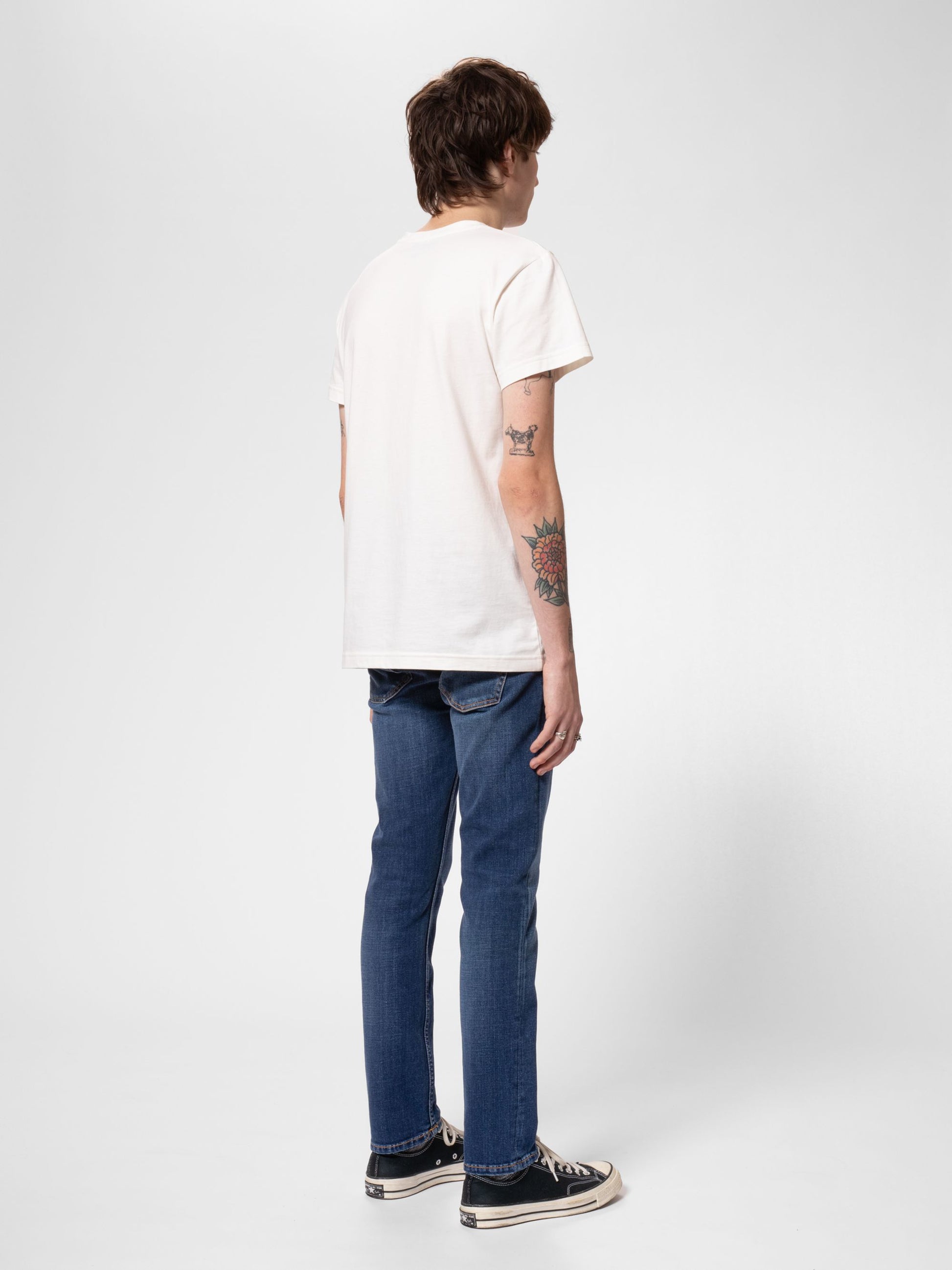 grim tim nudie jeans denim nudiejeans indigo myth slim stretch