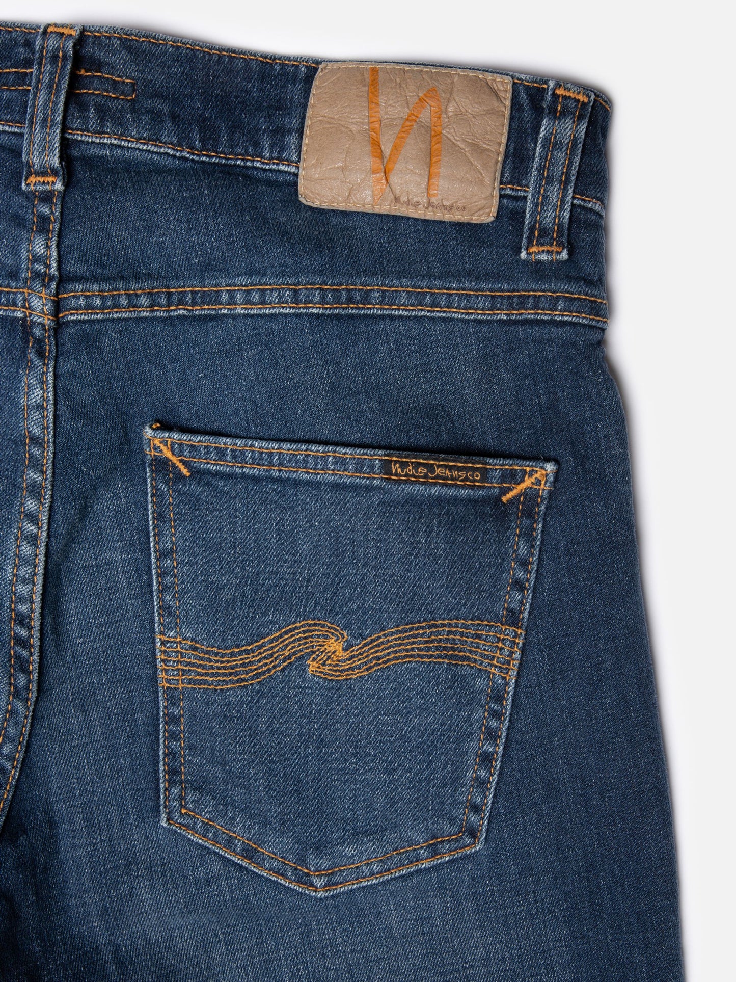 grim tim nudie jeans denim nudiejeans indigo myth slim stretch