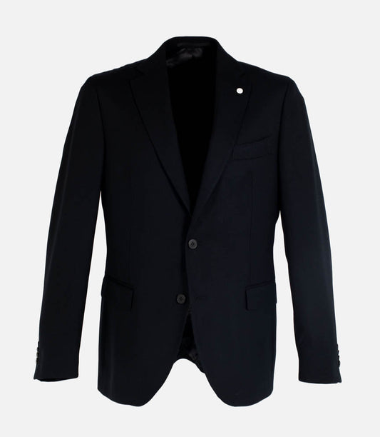 kavaj blazer kjell classic fit regular fit jacket black svart