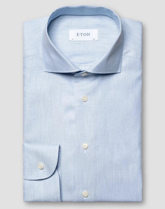 Contemporary Fit Solid Oxford Light Blue