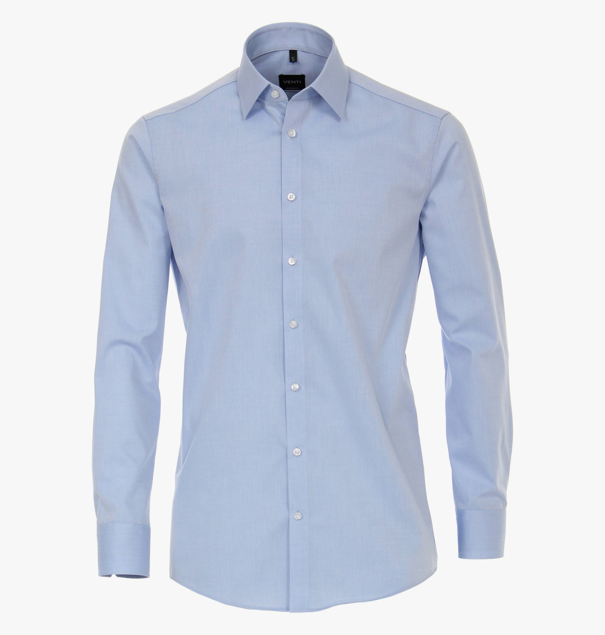 venti skjorta shirt modern fit regular fit  kostym skjorta ljusblå blå blue