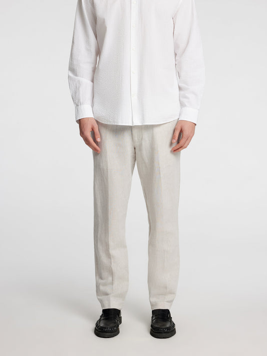 Leroy Straight Pants Pure Cashmere