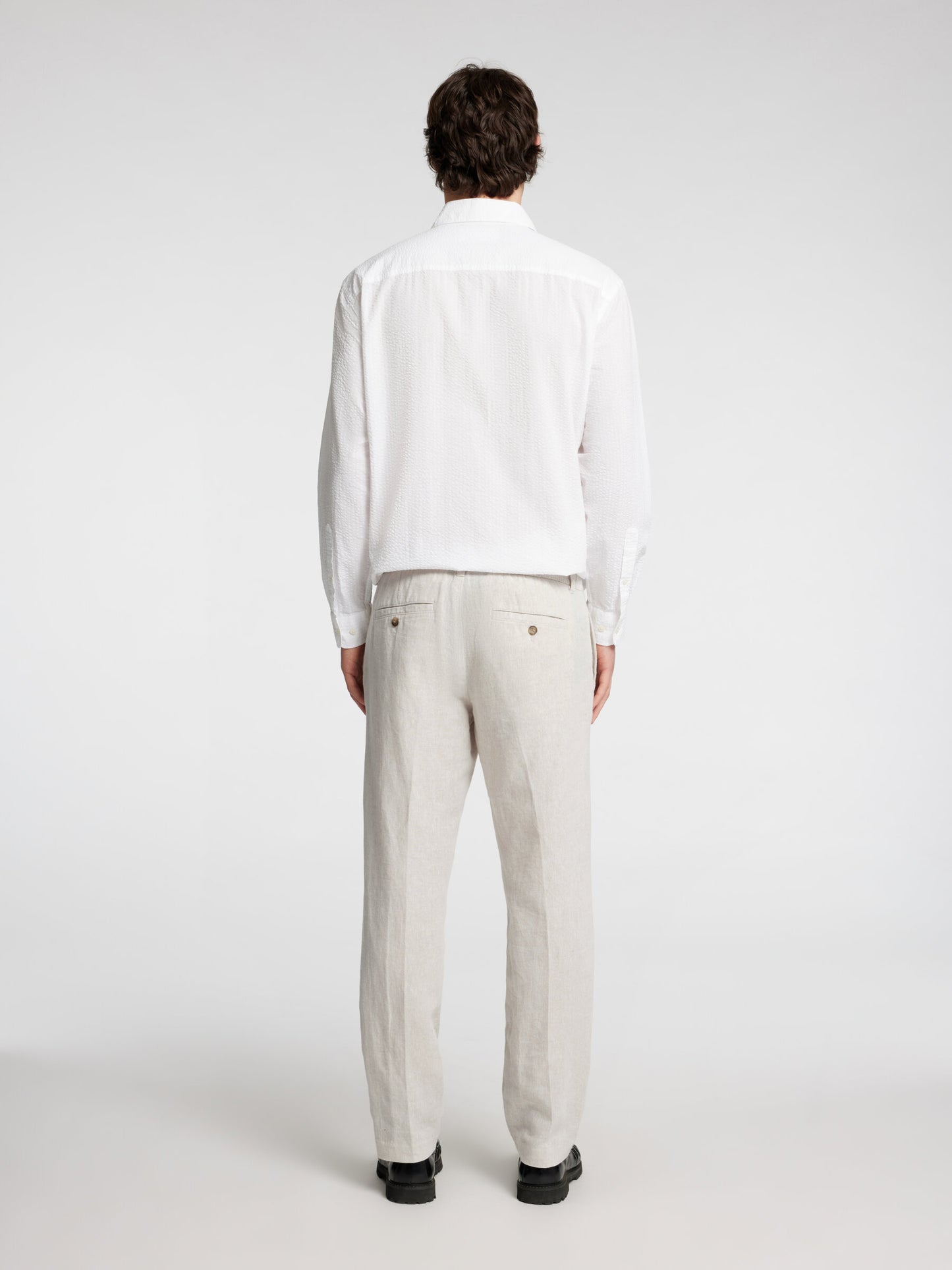 Leroy Straight Pants Pure Cashmere