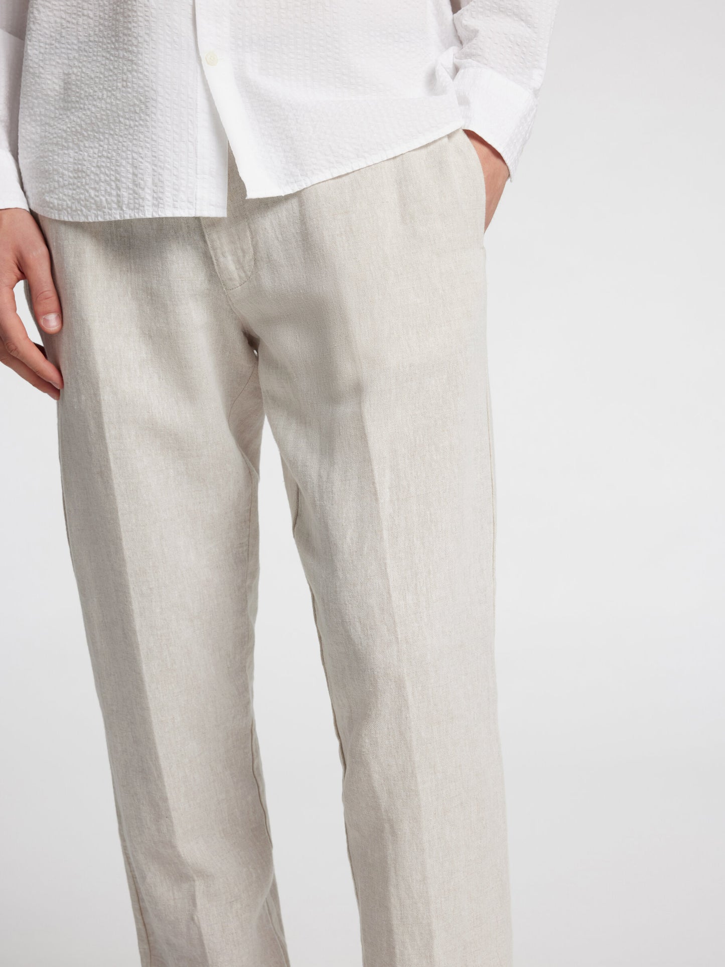 Leroy Straight Pants Pure Cashmere