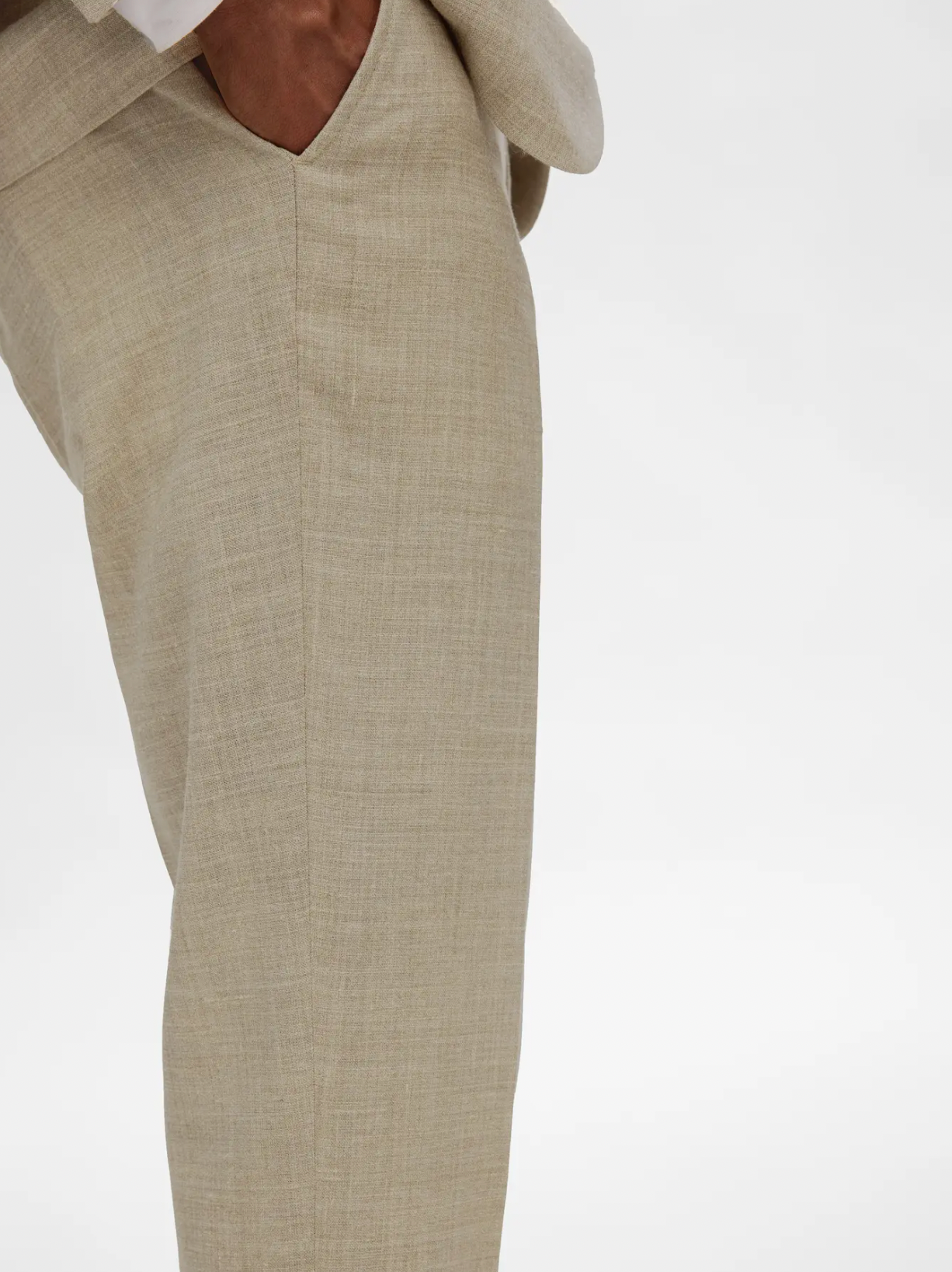 Oasis Linen Trousers Sand