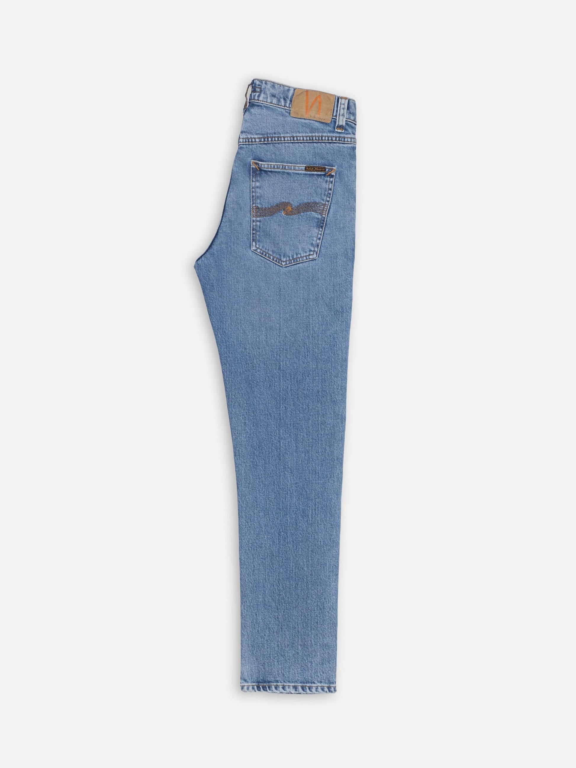 solid ollie worn vintage nudie jeans denim slim fit stretch nudiejeans