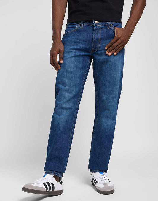 daren lee daren zip leejeans stretch regular fit raka jeans dragkedja zip on the road