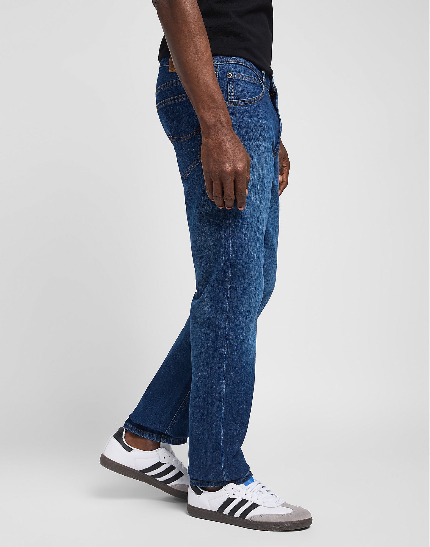 daren lee daren zip leejeans stretch regular fit raka jeans dragkedja zip on the road