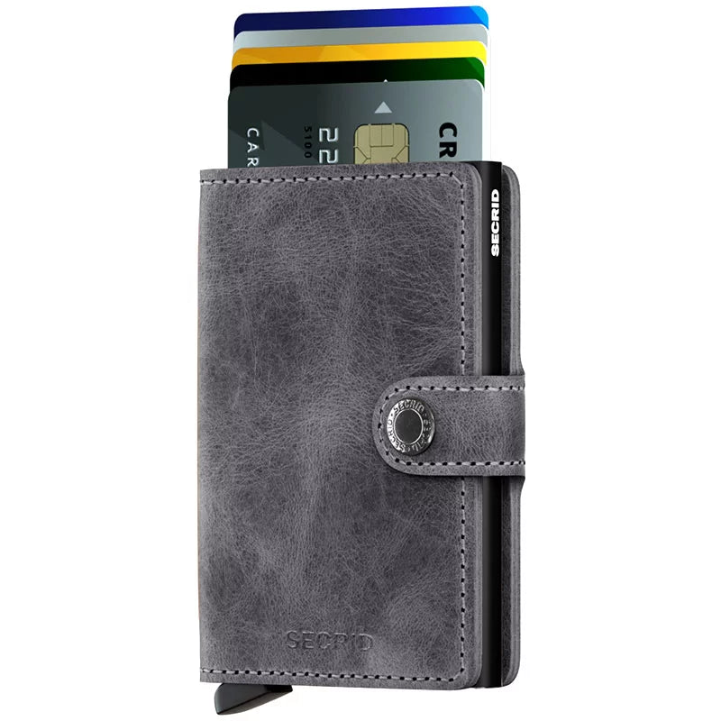 Miniwallet Vintage Grey-Black