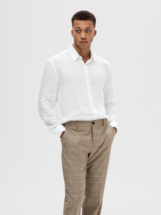 Kylian Linen Shirt White