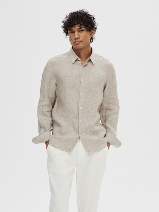 Kylian Linen Shirt Vetiver