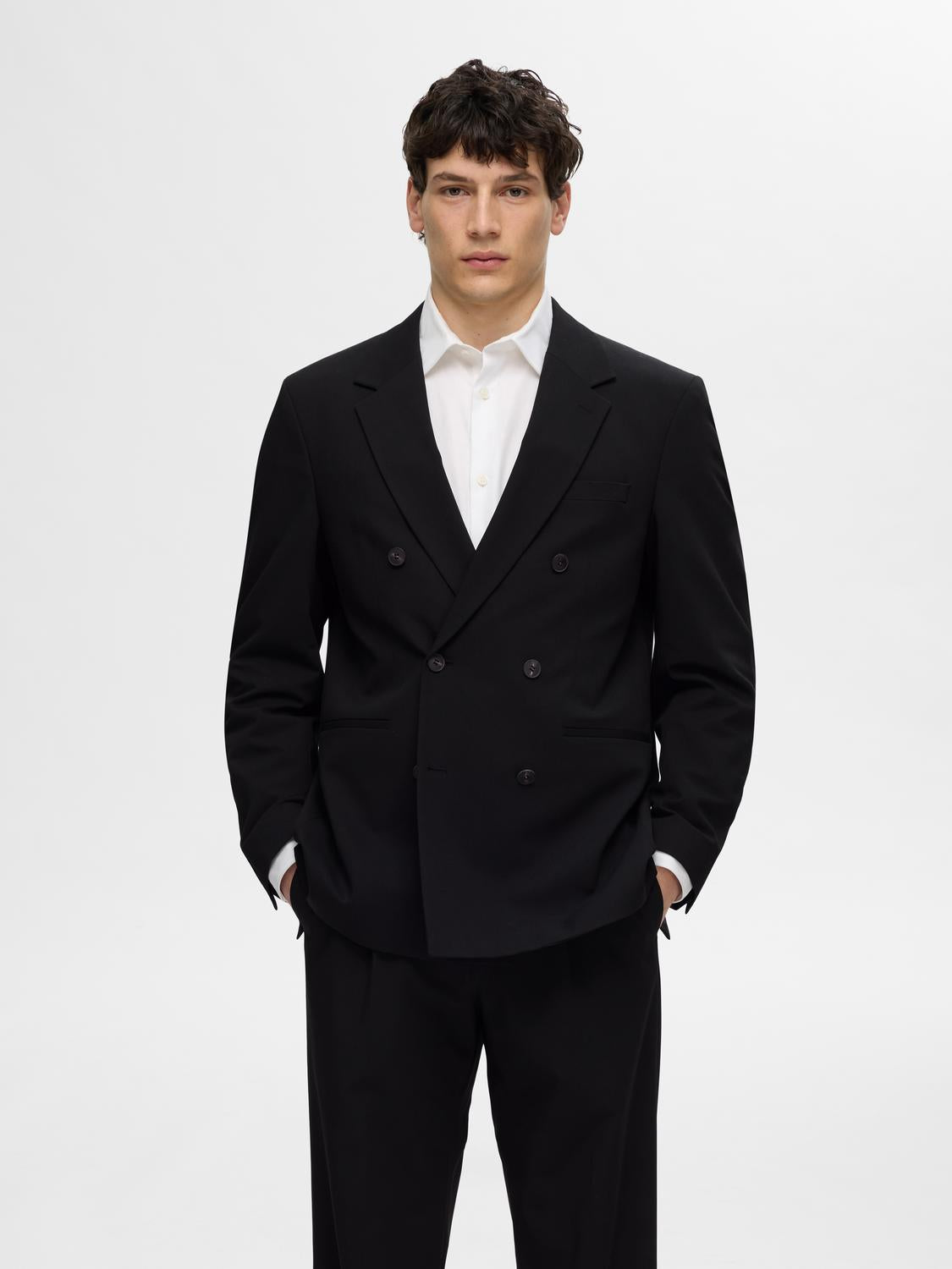 Liam Relaxed Blazer Black