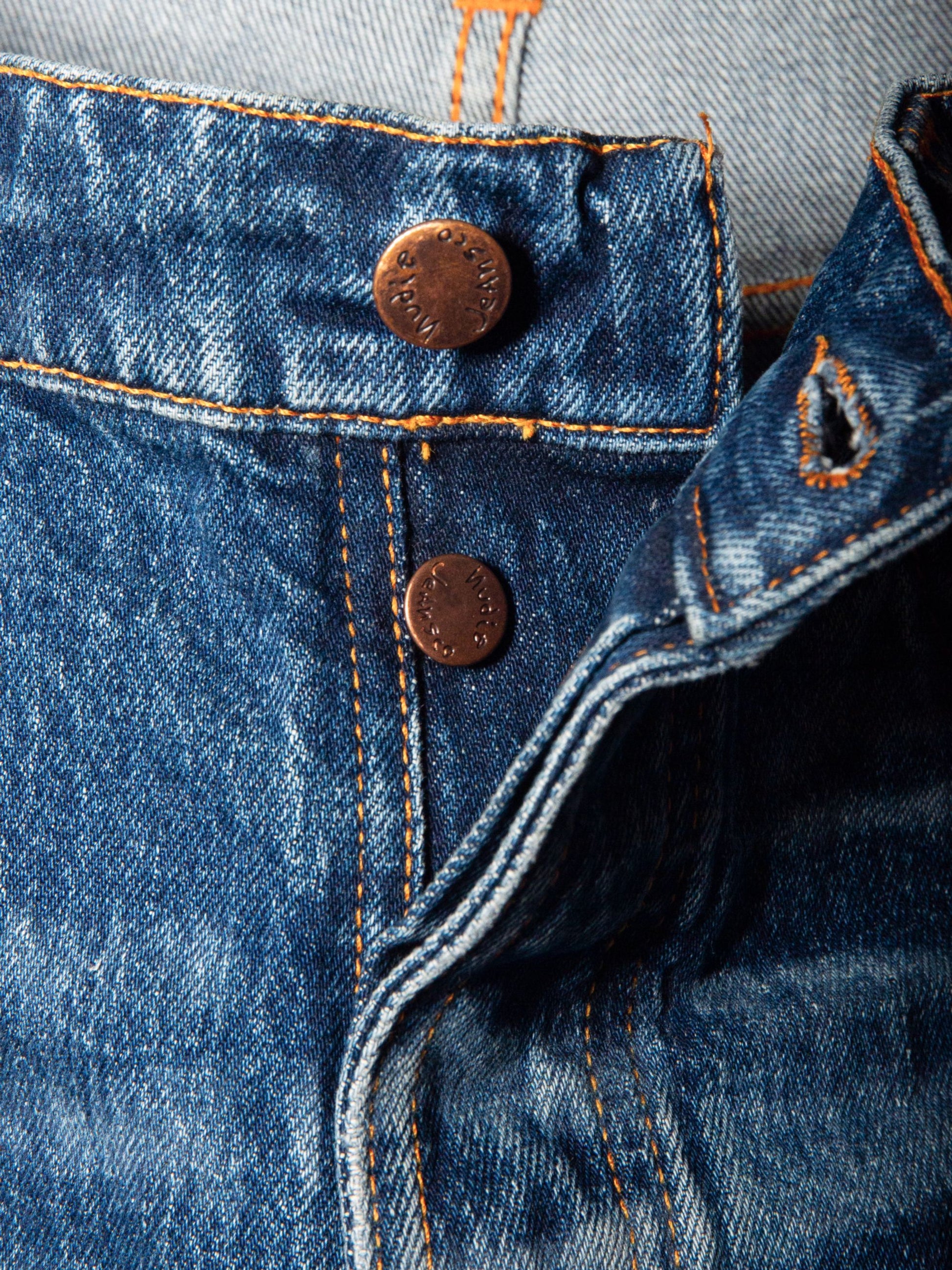 solid ollie life tracks nudie jeans denim slim fit stretch nudiejeans slitna jeans vintage