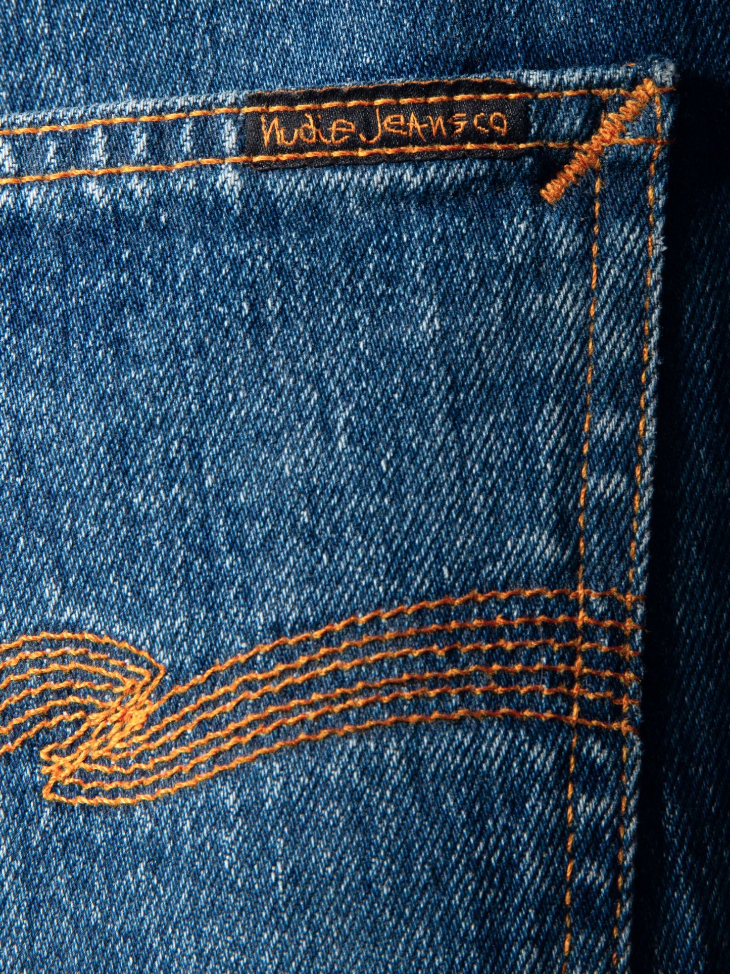 solid ollie life tracks nudie jeans denim slim fit stretch nudiejeans slitna jeans vintage