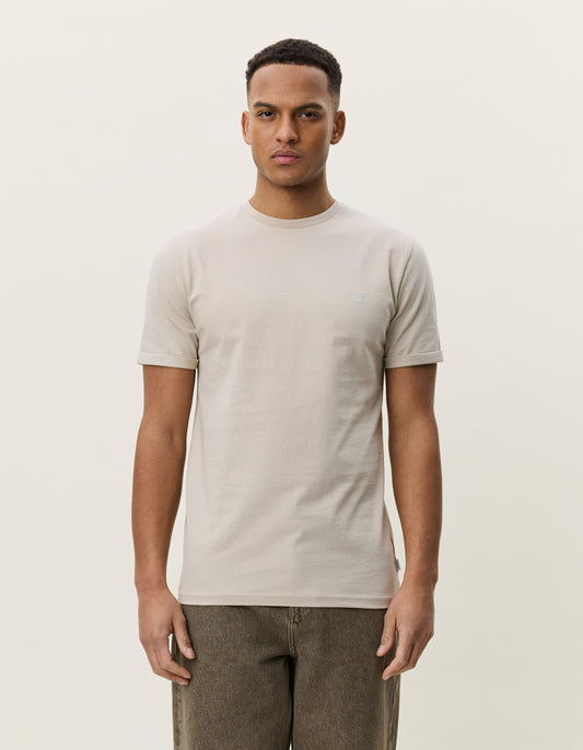 t-shirt tee core contrast t-shirt norregaard contrast t-shirt les deux light sand beige