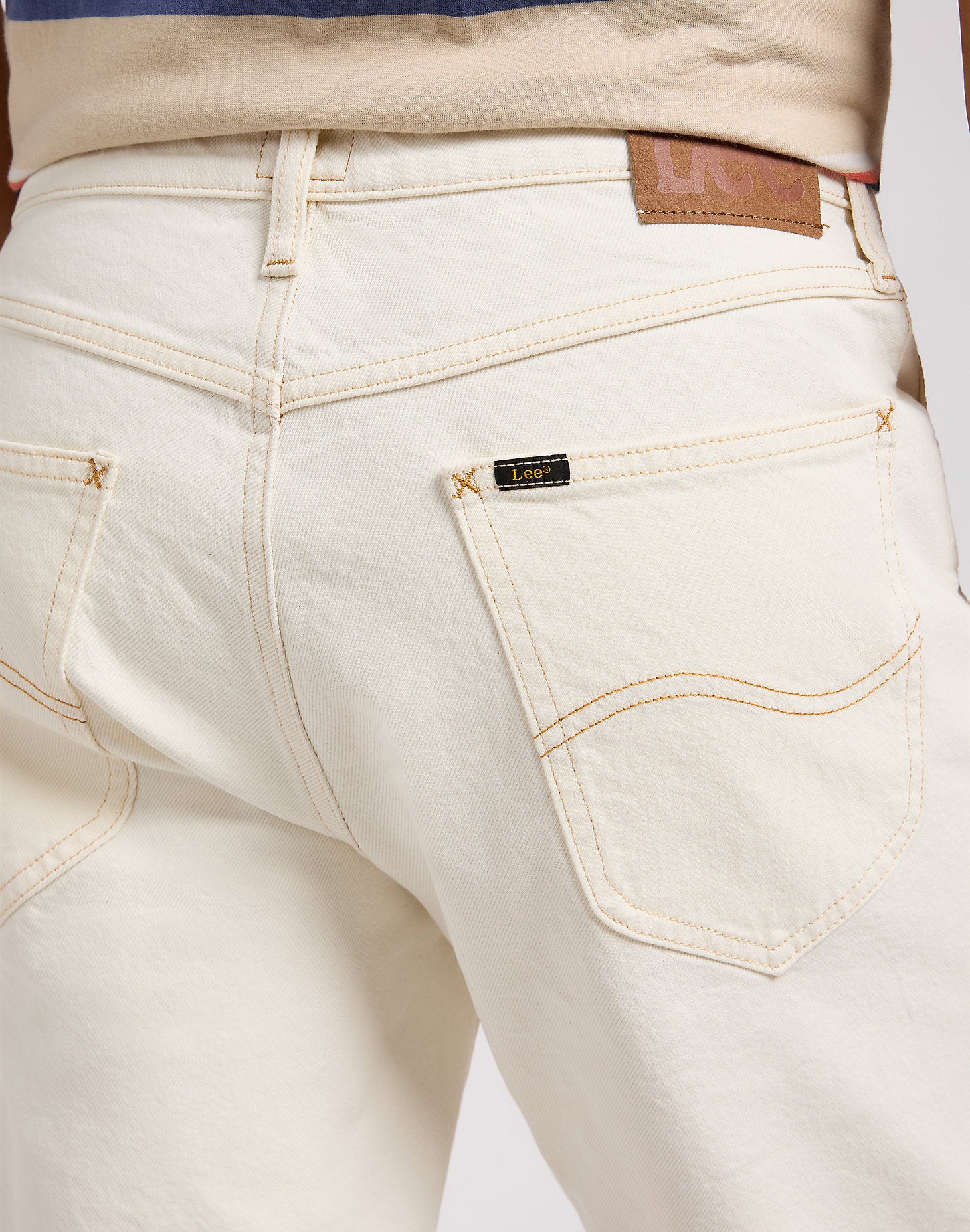 shorts lee leejeans 5 pocket clean white  jeans shorts denim shorts vit